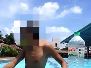 Thai gogo bar dancers, swimming pool spy, spy exhibitionist